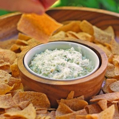 A picture of Creamy Garlic Scape Dip